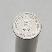 Германия 5 пфеннигов 1900 A
