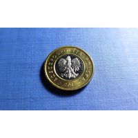 2 злотых 2017. Польша. XF!