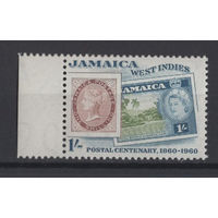 Ямайка 1960 ** 100 лет маркам колонии, марки на марках