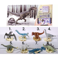 Серия игрушек из киндера джой динозавры