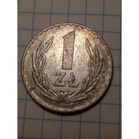 1 злотый Польша 1975 год