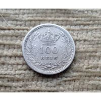 Werty71 Португалия 100 рейс 1910 серебро