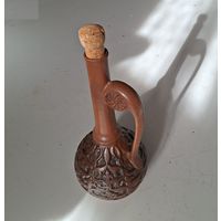 Бутылка керамическая ручной работы