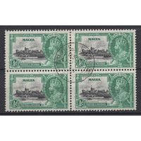 1935 Мальта Юбилей коронации Георг V, Замок Виндзор кварт 4 марки