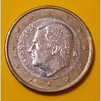 Испания 1 евро 2020 стандартная монета из оборота