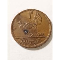 Ирландия 1 пенни 1968
