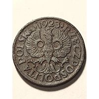 Польша II Республика(1919-1939) 5 грошей 1923г.(4), без мц.