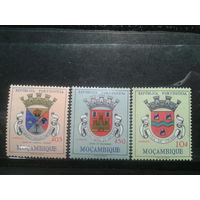 Мозамбик, колония Португалии, 1961. **Стандарт. Гербы городов