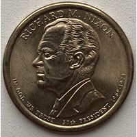 США 1 доллар 2016 г. 37-й Президент США Ричард Никсон (1969–1974)