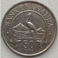 Уганда 50 центов 1976 г. Цена за 1 шт.
