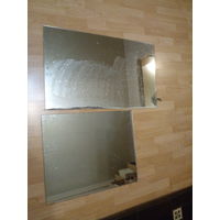 Зеркало 2 шт. 80Х50 и 50х60 см с браком ЗА ДВА