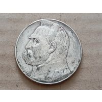 10 злотых. 1937 Пилсудский
