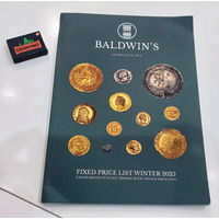 НОВИНКА!!! - Аукционный каталог Baldwin (зима 2025), изд-во Вел-тания, 85+ стр., мелованная, лощёная бум., супер подробные описания и цвет. фото, РАСПРОДАЖА!!!