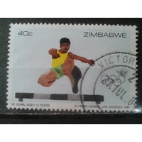Зимбабве, 1984. Олимпиада в Лос-Анжелесе. Бег с барьерами
