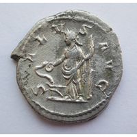 Филипп I Араб (244-249 гг.) Салюс. Антониниан. Двойной денарий. Серебро. /8