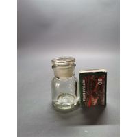 Аптечная бутылочка СССР с притёртой пробкой.