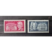 Германия, ГДР 1953 г. Mi.382-383 MNH** полная серия