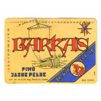 Этикетка пива Barkas Польша П744