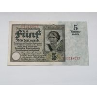 Германия 5 рентмарок 1926