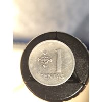 Литва 1 цент 1991 -1-