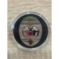 Коллекционная серебряная монета Ниуэ номиналом 1 доллар, выпущенная в 2011 году