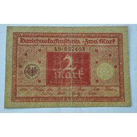1920 год Германия 2 марки