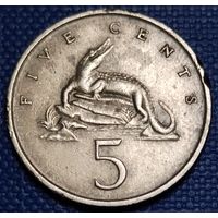 Ямайка 5 центов 1975 г.