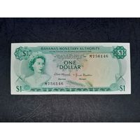 1 доллар  1966 года. Багамские острова. xF. Распродажа