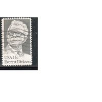 США-1981, (Мих.1455) , гаш. , Личности, Политик(одиночка)