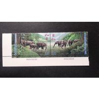 Фауна \114фа\Таиланд 1995 Слоны совместный выпуск с Китаем фауна
