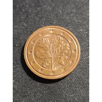 Германия 2 евроцента 2010 F