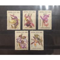 СССР. 1991 год. Флора. Цветы. Орхидеи (210)