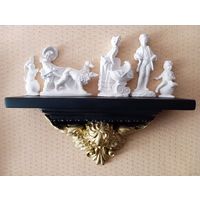 - КРОНШТЕЙН АНГЕЛ-ХРАНИТЕЛЬ 45х20.5х12 см. с ГОРЕЛЬЕФАМИ