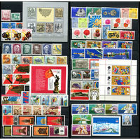 ГДР - 1975 - Годовой набор - 84 марки, 2 малых листа и 2 блока - MNH