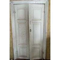 Старинная деревянная распашная дверь1,87х90