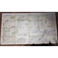 Карта двухсторонняя (ЛЮФТВАФФЕ/КРАСНАЯ АРМИЯ) 1946/1943