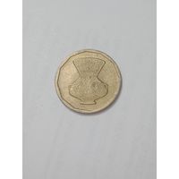 Египет 5 пиастров 2004  года .