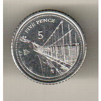 Гибралтар 5 пенс 2020