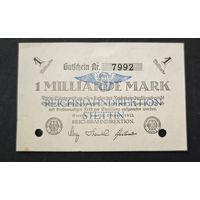 МИЛЛИАРД марок 1923 год Германия