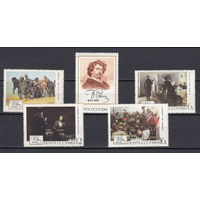 Живопись. Репин. СССР. 1971. 5 марок. Соловьев N 3778-3782 (100 р)
