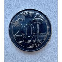 Сингапур 20 центов, 2013 года
