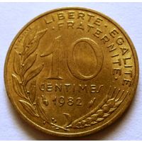 10 сантимов 1982 Франция
