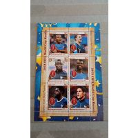 Блок футбол спорт чемпионаты мира   MNH