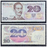 20 злотых Польша 1982 г. (однолитерная!)
