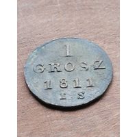 1 грош 1811 года IS