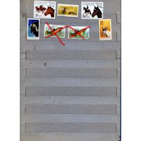 ГДР,  СБОРНЫЙ ЛОТ, ФАУНА, 7м  по 20 коп шт, гашеная