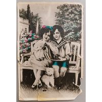 Дети. Размер  17,5 х11,7см