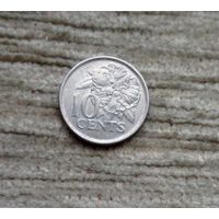 Werty71 Тринидад и Тобаго 10 центов 1998 Цветок Гибискус