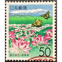 Япония. Цветы. Бабочки