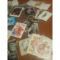 Большой, Лот Открыток 249 штук. Конверты бонусом